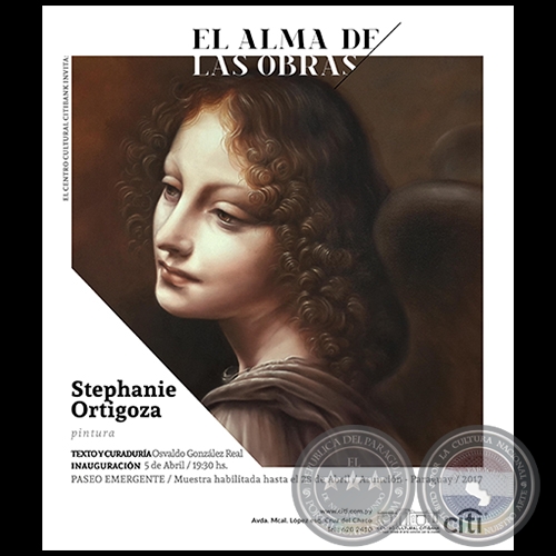 El alma de las obras - Exposición de Stephanie Ortigoza - Miércoles 5 de Abril de 2017